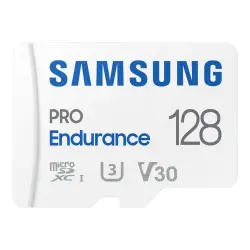 SAMSUNG PRO Endurance microSD Class10 128GB incl adapter R100/W40 up to 70080 hours