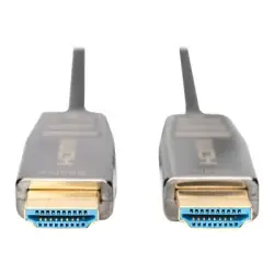 ASSMANN HDMI AOC Hybrid-fiber connection cable Type A M/M 10m UHD 8K60Hz CE gold bl
