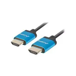 LANBERG HDMI M/M v2.0 cable 0.5m black 4K slim