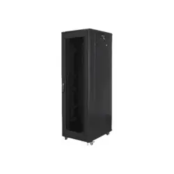 LANBERG rack cabinet 19inch free-standing 42U/800x800 self-assembly flat pack with mesh door black