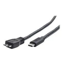 GEMBIRD CCP-USB3-MBMCM-1M Gembird kabel USB-C 3.0 ->micro USB 3.0 1m, czarny