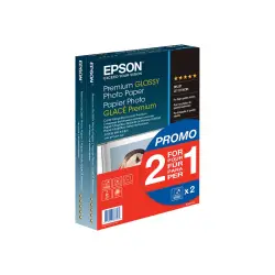 EPSON Premium glossy photo paper inkjet 255g/m2 100x150mm 2x40 sheets 1-pack BOGOF