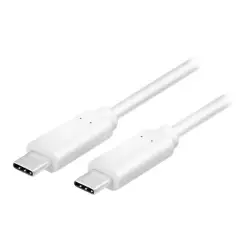 LOGILINK CU0130 LOGILINK - Kabel USB-C 3.1 Gen2 USB-C male -USB-C male,dł. 0,5m, biały