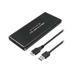 QOLTEC 51854 Obudowa kieszeń do dysków SSD M.2 SATA NGFF USB 3.0