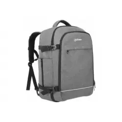 MANHATTAN Rome Notebook Travel Backpack 17.3i Sleeves for Most Laptops Up To 17.3i and Tablets Up To 11i 3 Soft Clamshell Cases gray