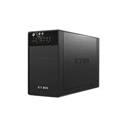 ICYBOX IB-RD3620SU3 IcyBox Obudowa na Dysk RAID 2x3,5 SATA I/II/III, USB 3.0, eSATA, Czarna