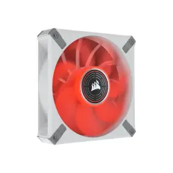 CORSAIR ML120 LED ELITE WHITE 120mm Magnetic Levitation Red LED Fan with AirGuide Single Pack