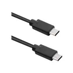 QOLTEC 52348 Kabel USB 2.0 typ C męski USB 2.0 typ C męski 3m Czarny