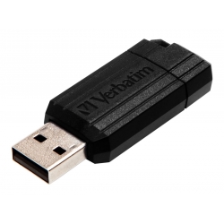 VERBATIM 49064 Verbatim USB DRIVE 2.0 PINSTRIPE 32GB BLACK MIN. READ 10MB/SEC MIN. WRITE 4MB/SE