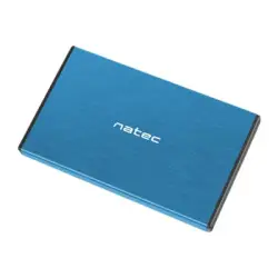 NATEC NKZ-1280 Natec obudowa RHINO GO USB 3.0 na dysk 2,5 SATA, niebieska, Aluminium