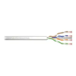 DIGITUS CAT 6 U-UTP patch cable raw length 305m paper box AWG 26/7 LSZH simplex color grey