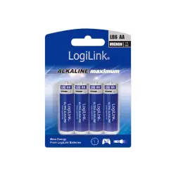 LOGILINK LR6B4 LOGILINK - Baterie alkaliczne 4 szt Ultra Power AA, LR6, Mignon, 1.5V
