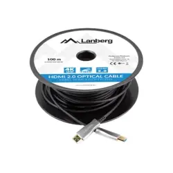 LANBERG HDMI v2.0 M/M cable 100m optical AOC black