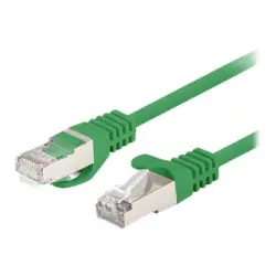 LANBERG Patchcord Cat.6 FTP 0.5m green 10-pack