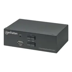 MANHATTAN Przełącznik KVM DisplayPort/USB 2x1 4K 60Hz