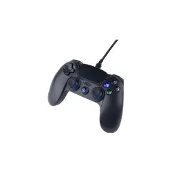 GEMBIRD Wired vibration game controller for PlayStation 4 or PC black