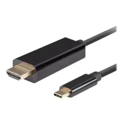 LANBERG Kabel USB-C M ->HDMI M 1.8m 4K 60Hz czarny