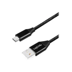 LOGILINK CU0144 LOGILINK - Kabel USB 2.0, USB-A męski do micro-USB męski 1 m