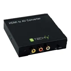 TECHLY 301672 Techly Konwerter adapter HDMI na RCA Composite video + audio stereo L/R F/F