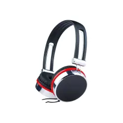 GEMBIRD MHS-903 Gembird słuchawki stereofoniczne z mikrofonem i regulacją głośności,black/silver