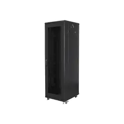 LANBERG rack cabinet 19inch free-standing 42U/600x800 flat pack with mesh door black