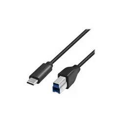 LOGILINK CU0163 LOGILINK - Kabel USB 3.2 Gen1x1, męski USB-C do męskiego USB-B, 2m