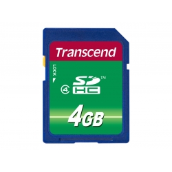 TRANSCEND TS4GSDHC4 Transcend karta pamięci SDHC 4GB Class 4