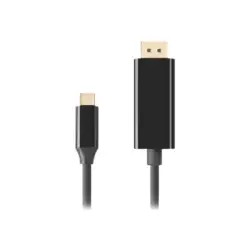 LANBERG Kabel USB-C M ->DisplayPort M 0.5m 4K 60Hz czarny