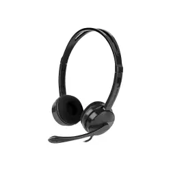 NATEC headset Canary Go with microphone black