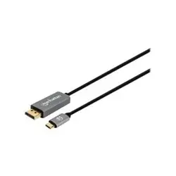 MANHATTAN Kabel Adapter USB-C na DisplayPort DP Alt Mode 8K 2m