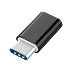 GEMBIRD A-USB2-CMmF-01 Gembird adapter micro USB(żeński) do USB-C(męski), czarny