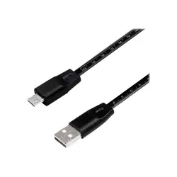 LOGILINK CU0158 LOGILINK - Kabel USB 2.0, USB-A męski na micro-USB męski z metryczką 1 m