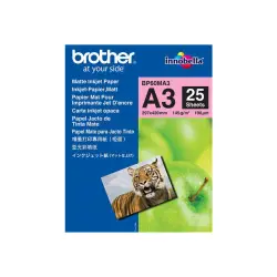 BROTHER BP60MA3 Papier fotograficzny Brother BP60MA3 25ark matowy A3