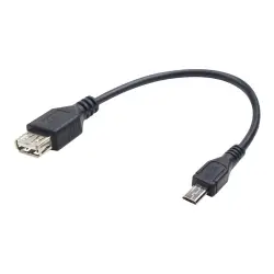 GEMBIRD A-OTG-AFBM-03 Gembird kabel USB 2.0 OTG AF -> USB micro BM, 15cm