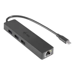 ITEC C31GL3SLIM i-tec USB C Slim 3-port HUB Gigabit Ethernet USB 3.0 do RJ-45 3x USB 3.0