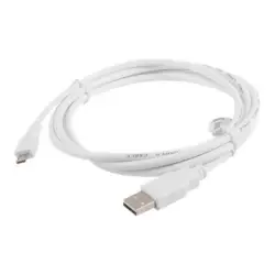 LANBERG CA-USBM-10CC-0018-W Lanberg kabel USB 2.0 micro AM-MBM5P 1.8m biały