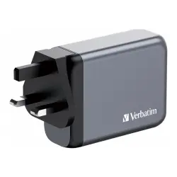 VERBATIM Charger GNC-100 GaN with 4 Port 100W USB A/C EU/UK/US
