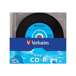 VERBATIM 43426 Verbatim CD-R   slim jewel case 10 700MB 48x Data Vinyl DataLife+ AZO