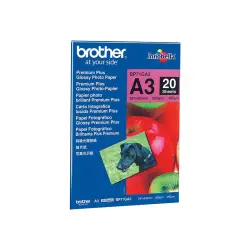BROTHER BP71GA3 Papier fotograficzny Brother BP71GA3 20ark błyszczący A3