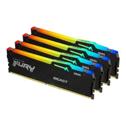 KINGSTON FURY Beast 128GB 5200MT/s DDR5 CL40 DIMM Kit of 4 RGB XMP