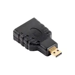 LANBERG AD-0015-BK Lanberg adapter HDMI-A(F)->micro HDMI-D(M)