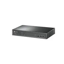 TP-LINK TL-SF1009P PoE+ Switch 8x 10/100Mbps PoE+ + 1x RJ45 10/100 Non-PoE 65W 802.3at/af Desktop Steel Case (P)