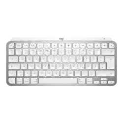 LOGITECH MX Keys Mini For Mac Minimalist Wireless Illuminated Keyboard PALE GREY INTL EMEA (US)