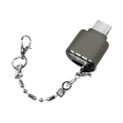 LOGILINK CR0039 LOGILINK - Czytnik kart USB-C na microSD jako breloczek do kluczy