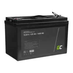 GREEN CELL battery Lithium-iron-phosphate LiFePO4 12V 12.8V 125Ah