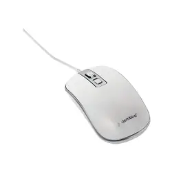 GEMBIRD MUS-4B-06-WS Mysz optyczna USB biało / srebrna