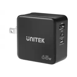 UNITEK Ładowarka P1115A GaN 2x USB-C 1x USB-A PD 140W BLACK