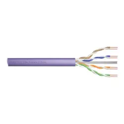 DIGITUS Installation cable cat.6 U/UTP Dca solid wire AWG 23/1 LSOH 50m violet