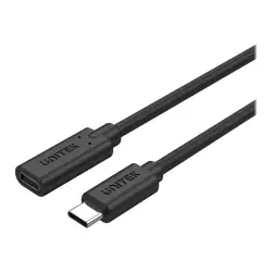 UNITEK C14086BK Przedłużacz Kabel USB-C 4K 60HZ PD 20V/5A 0.5m