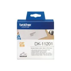 BROTHER DK11201 Taśma Brother STANDARD ADDRESS LABEL 29MM X 90MM X 400